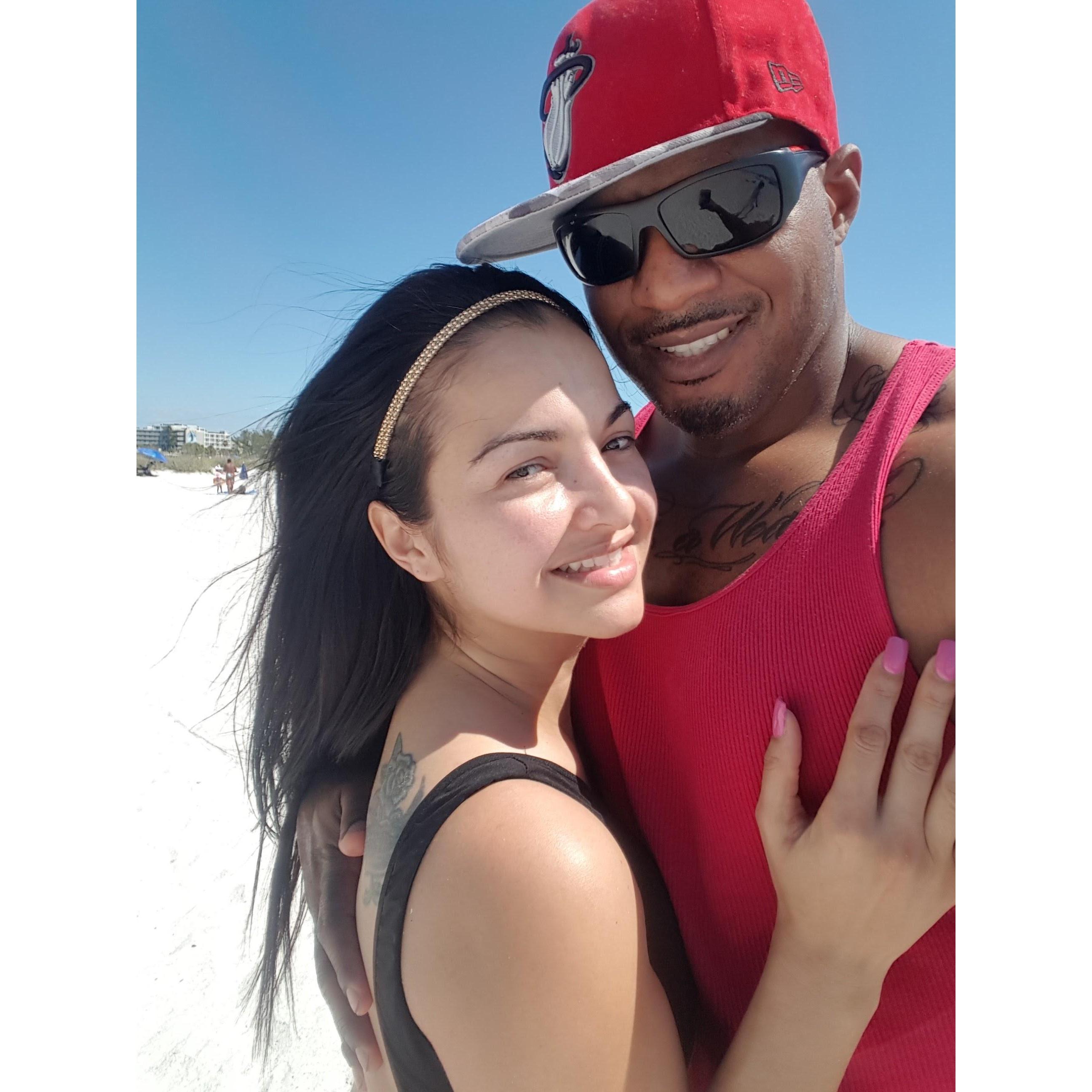 Beach day in Tampa.