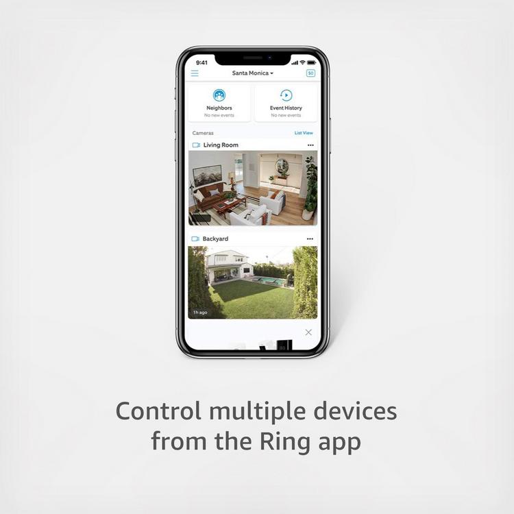 Ring app best sale multiple cameras