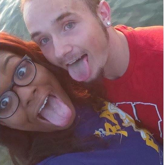We were celebrating 9 months of being together, as you can see we were pretty excited