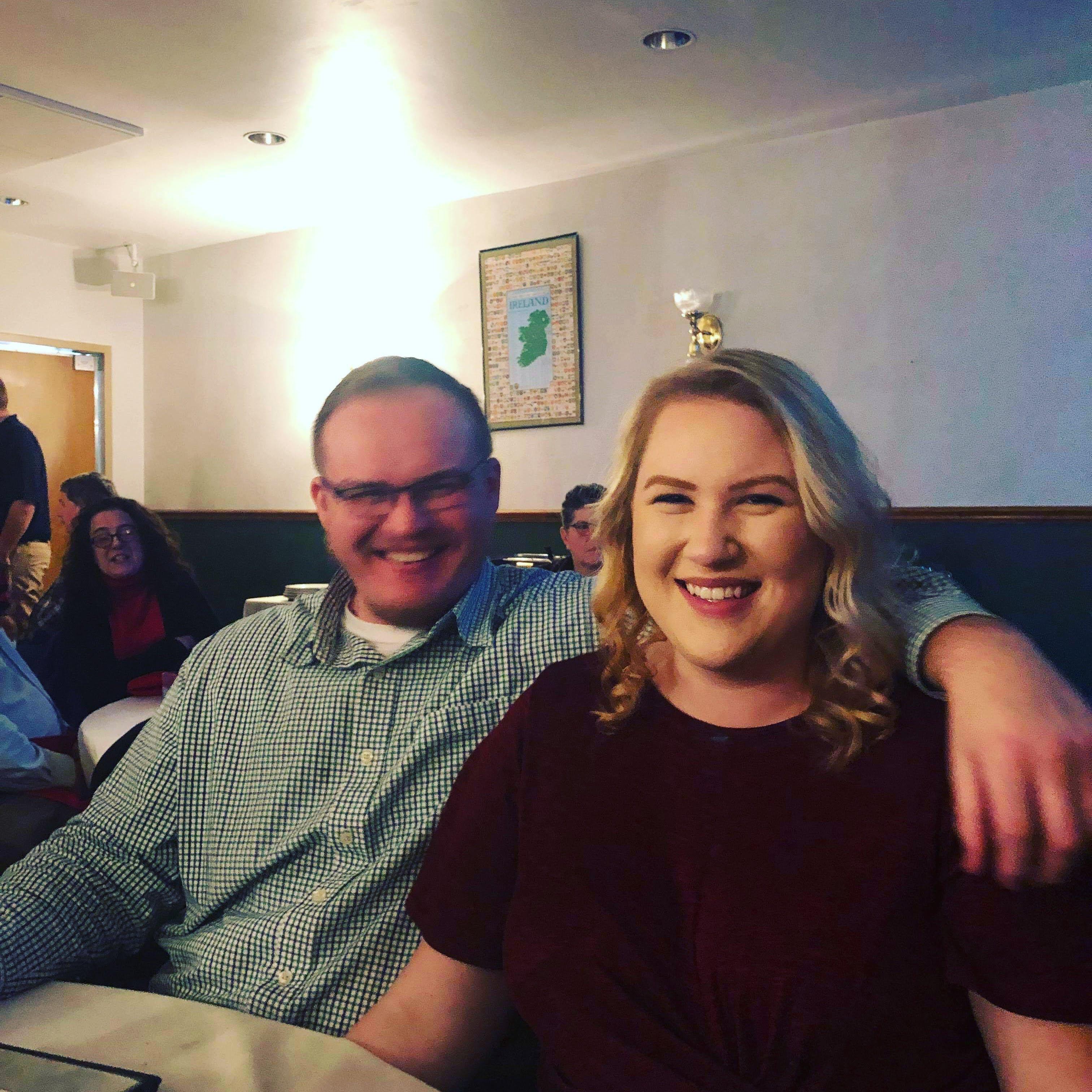 Our first Christmas party together