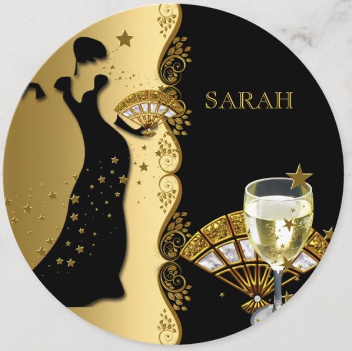 Place card designed by Zizzago Invitations