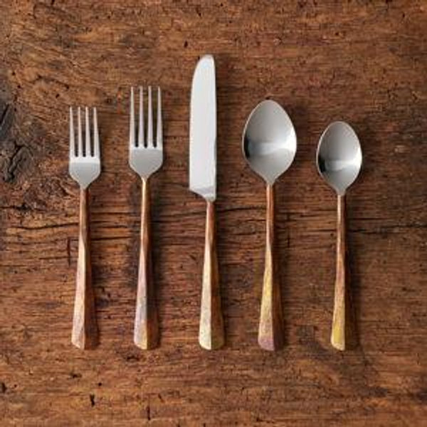 Arber Five Piece Place Setting in Copper for 8 people