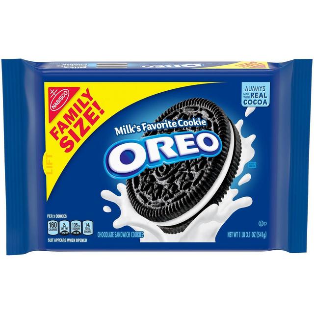 Oreo Chocolate Sandwich Cookies - Family Size - 19.1oz