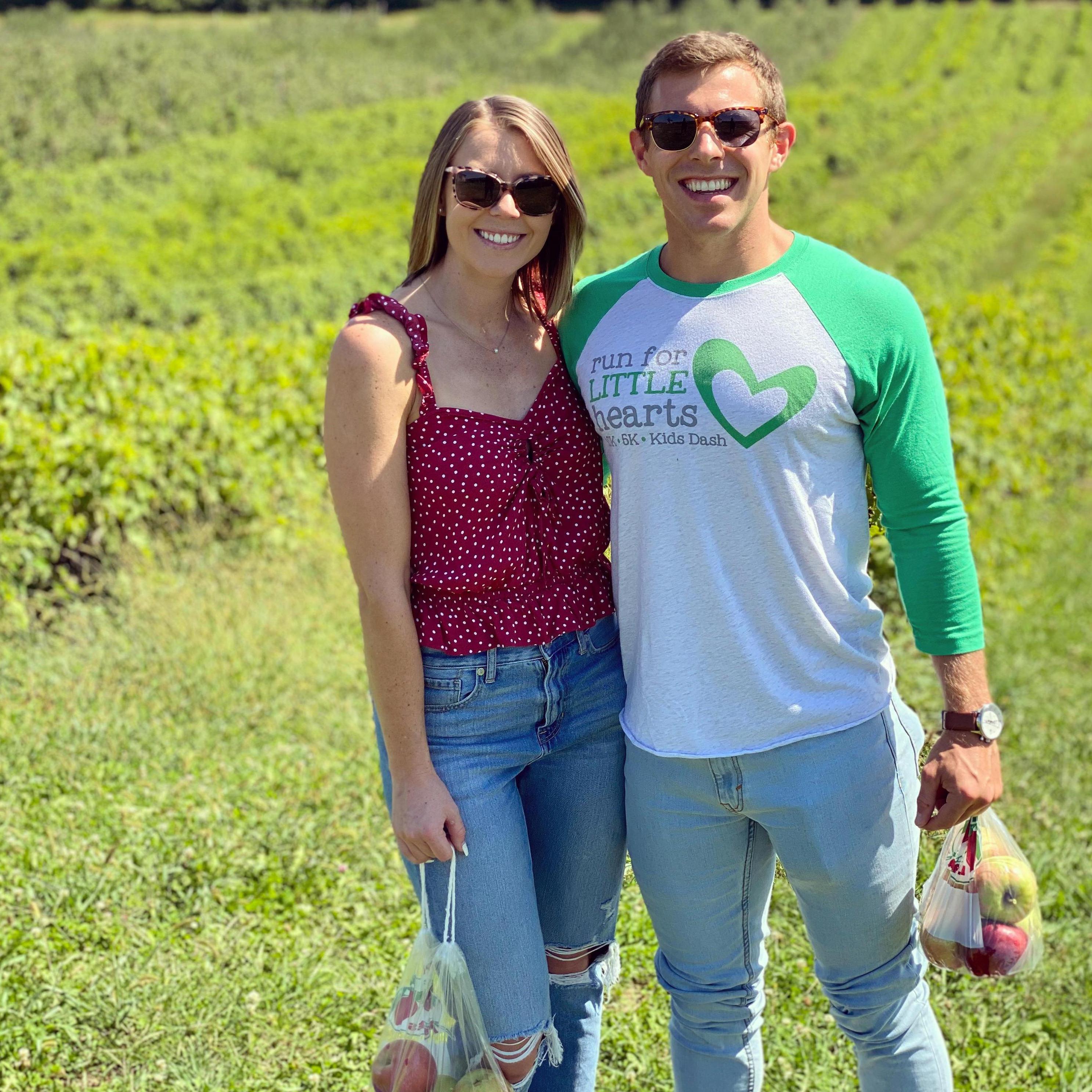 Apple pickin' in September! Colton always comes up with the best birthday surprises.