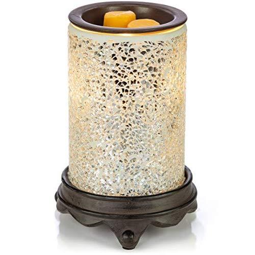 VP Home Mosaic Glass Fragrance Warmer (Glowing Mirror)