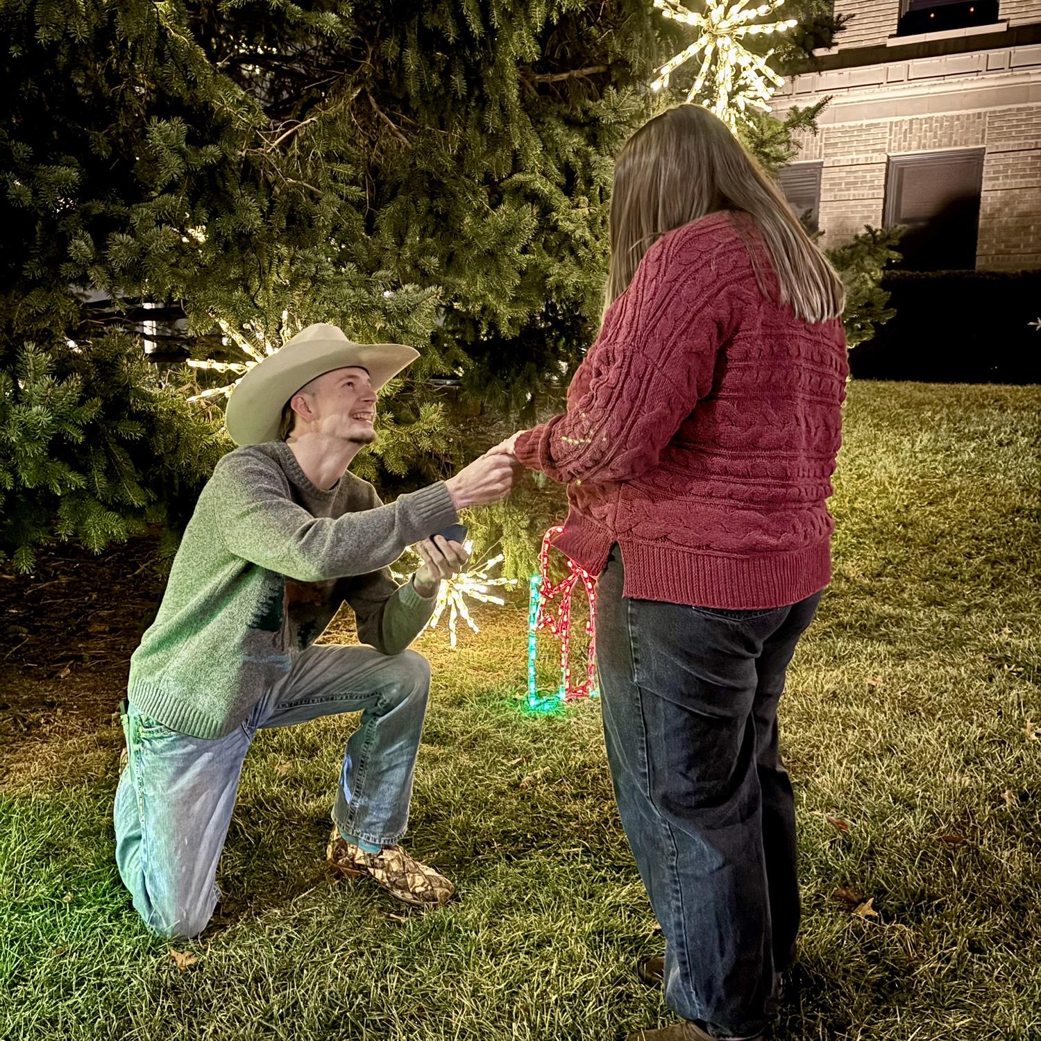 SHE SAID YES!