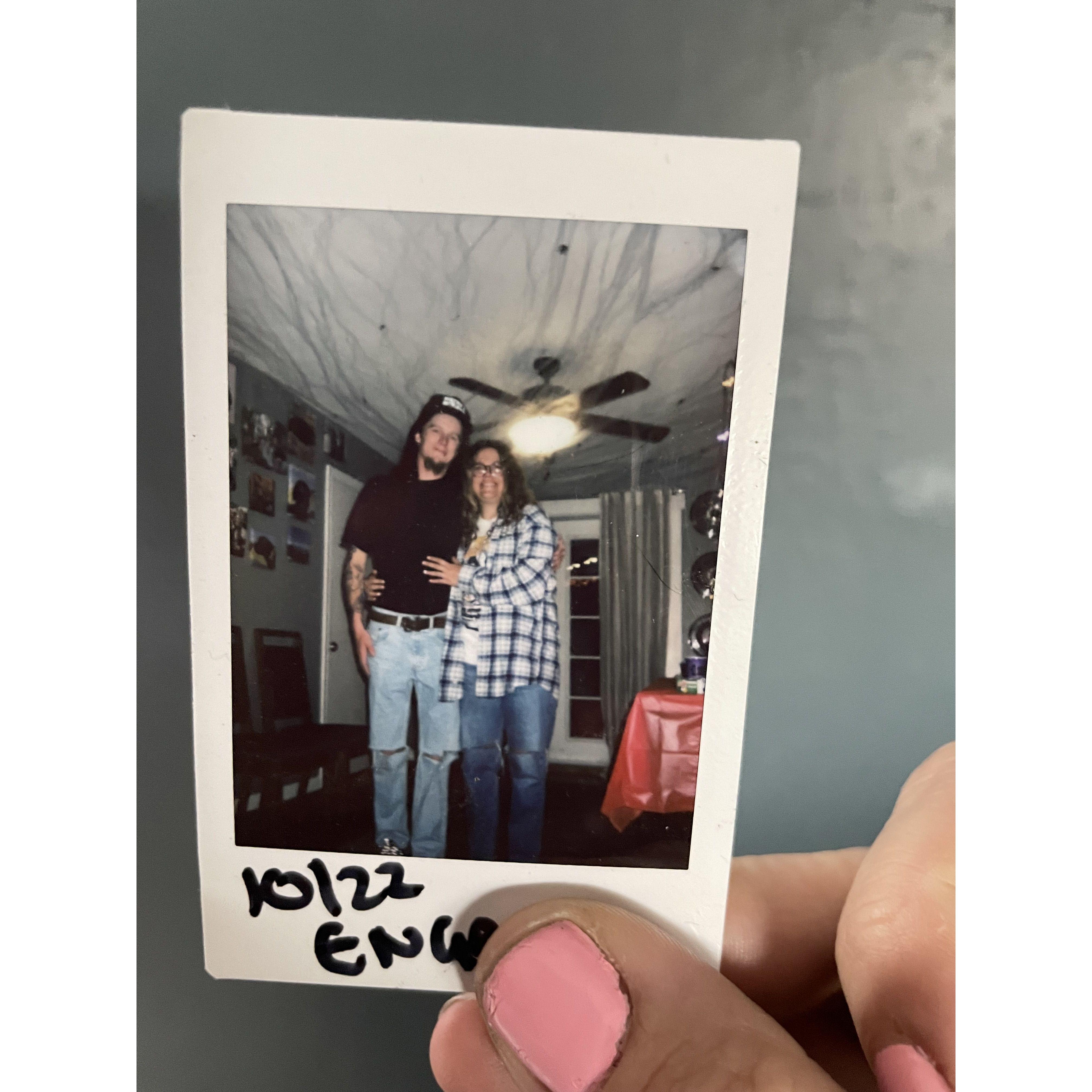 Our first and last Halloween as an engaged couple