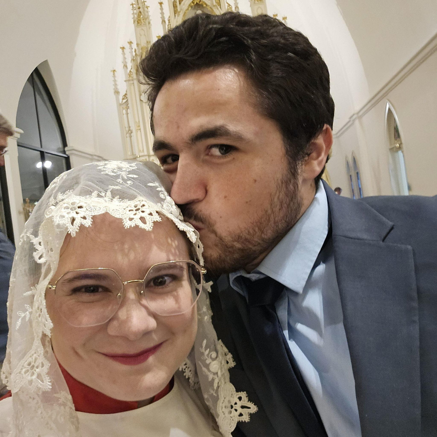 A selfie, isn't he so sweet! <3