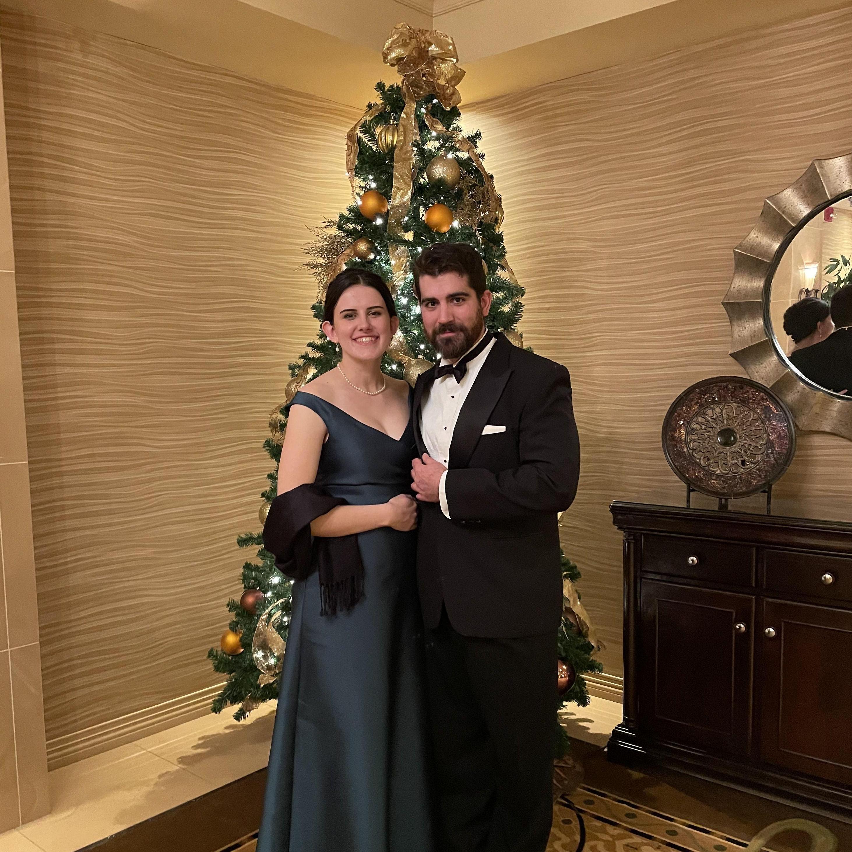 The De Sales Gala, December 2021. Felt like a star in a Hallmark movie.