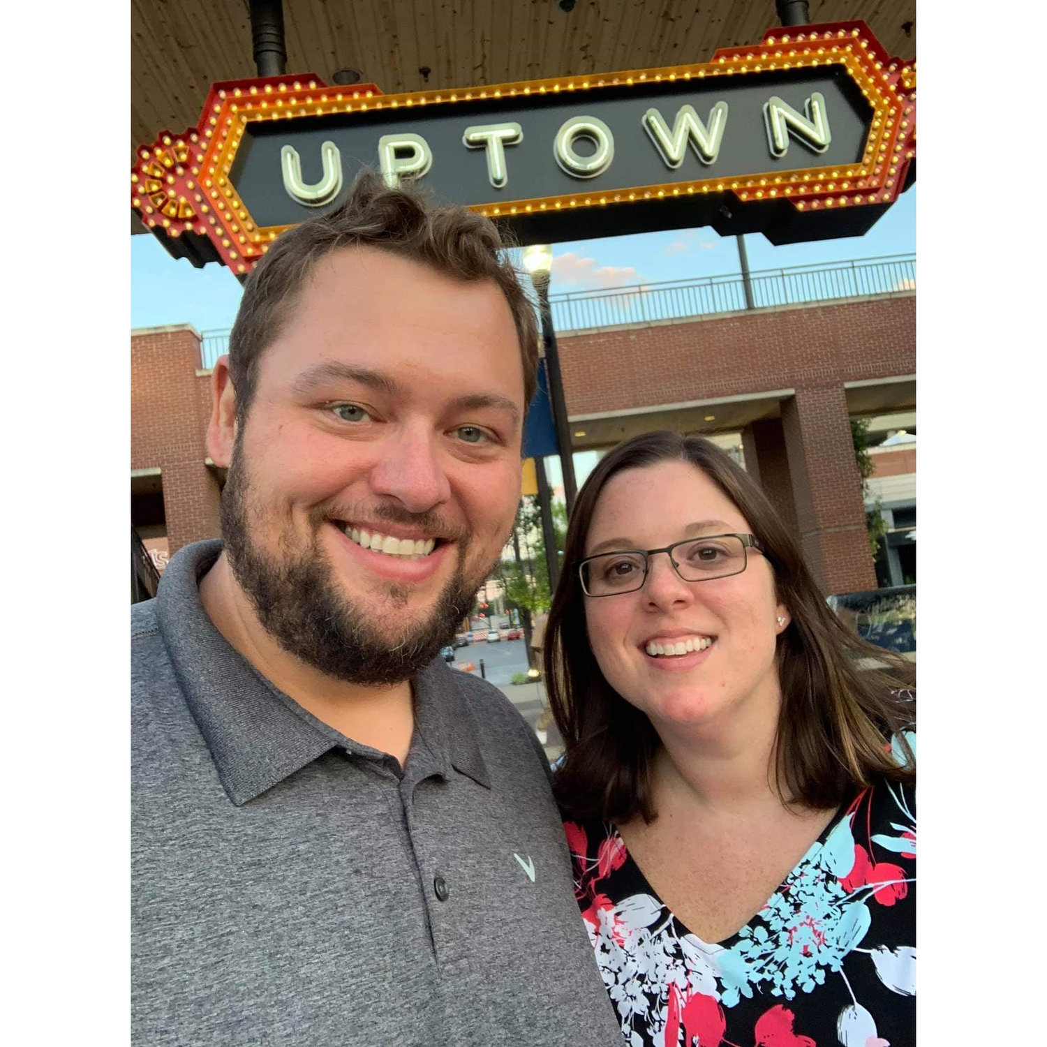 At Uptown, which is actually downtown, about to eat all the meats at Texas de Brazil.