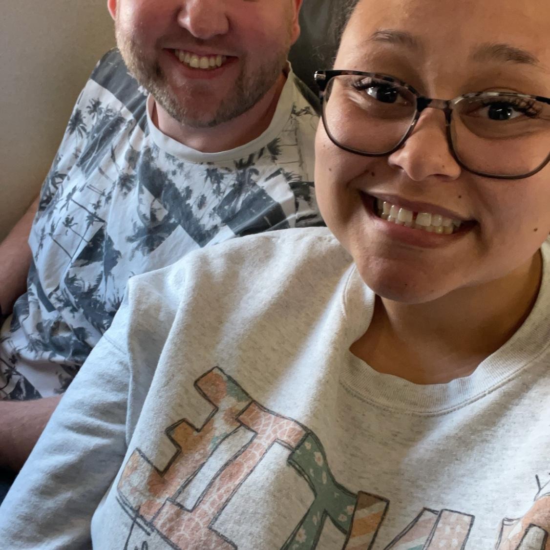 First airplane ride together