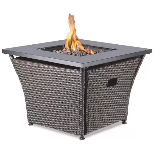 Blue Rhino 32-in W 50000-BTU Steel Fire Table