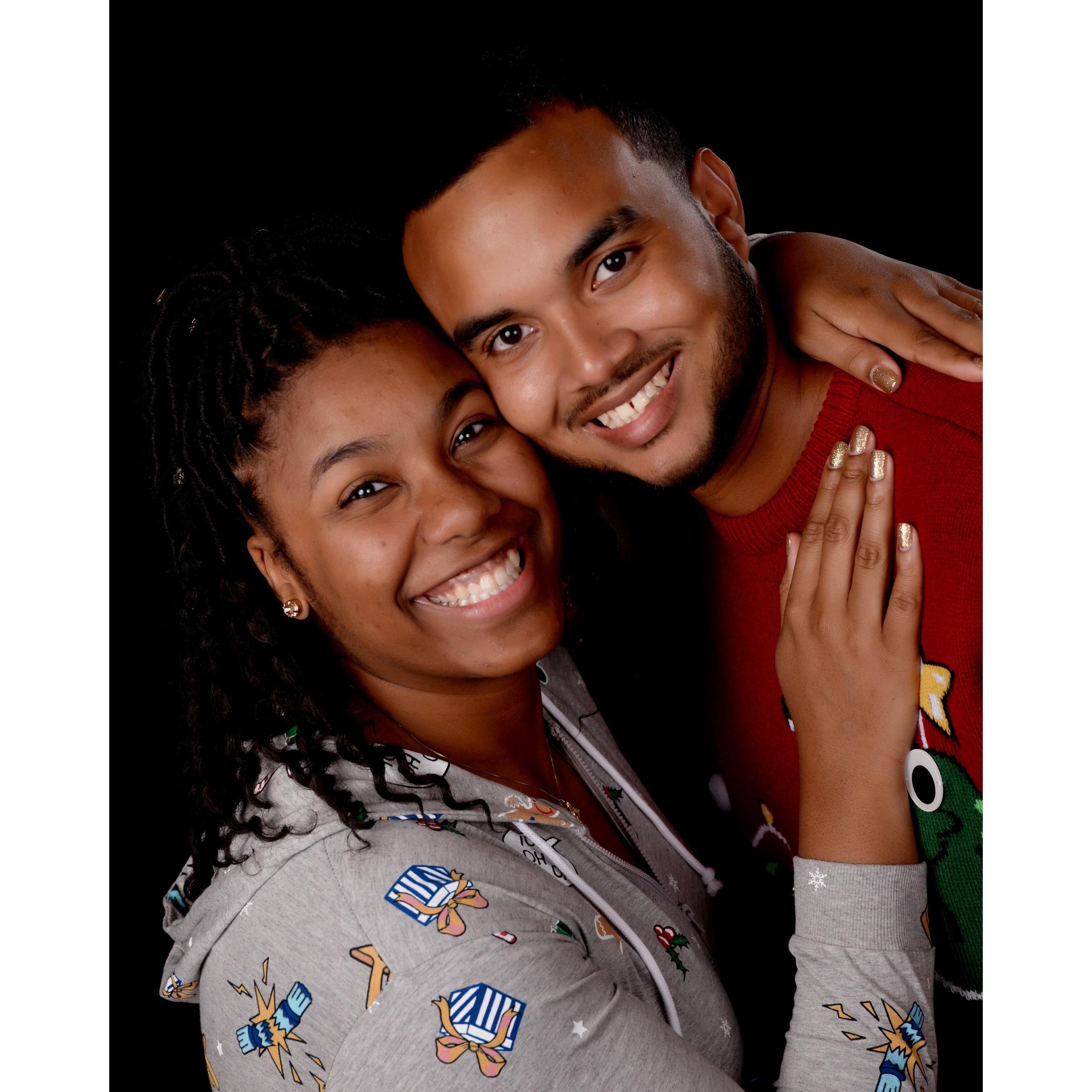 Our pajama portrait Christmas card.