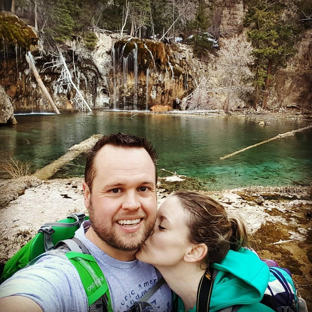 Loving love at Hanging Lake, Co.