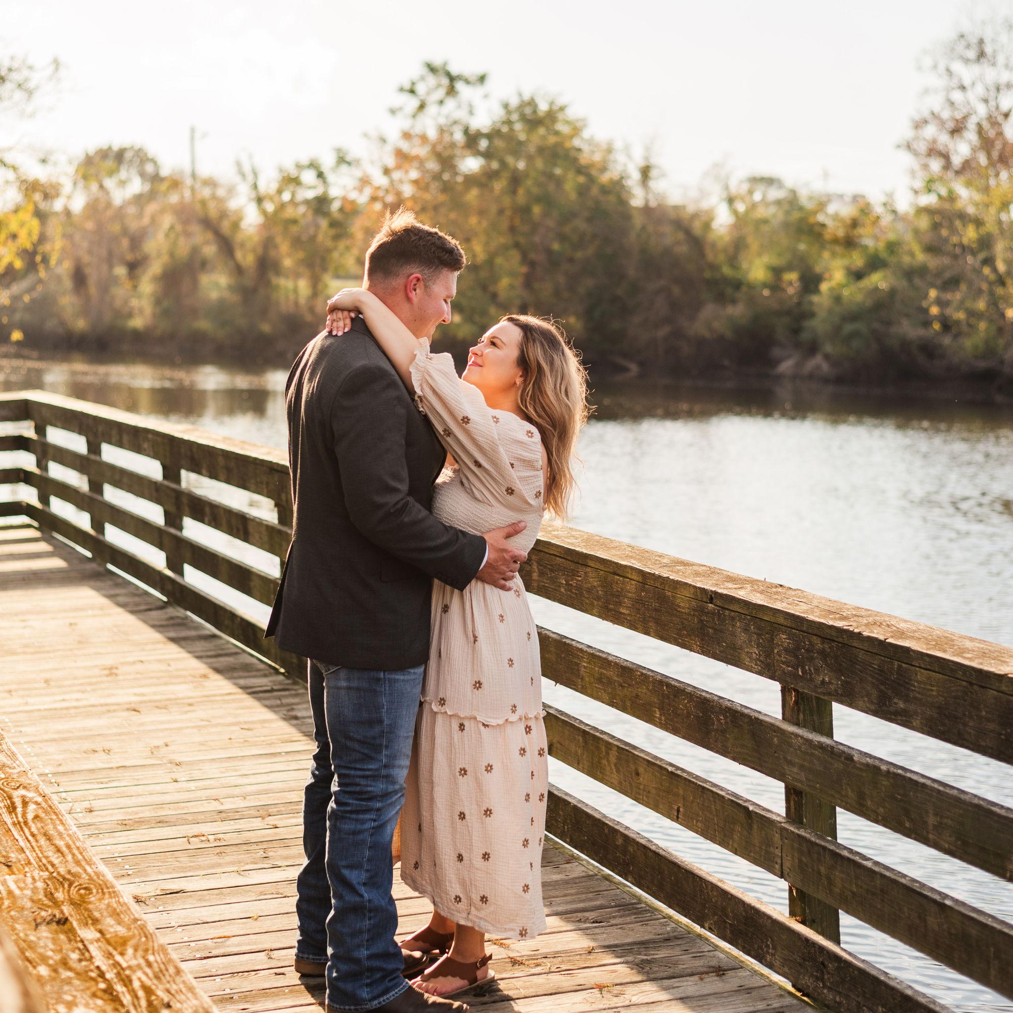 Engagement Photos by Emily Saunders in New Bern where Dustin proposed!
