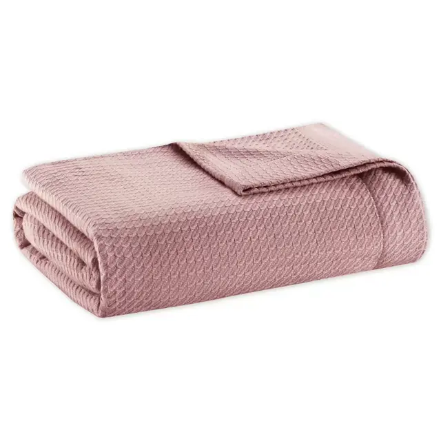 Madison Park Egyptian Cotton Full/Queen Blanket in Rose