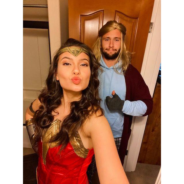 Wonder woman and fat Thor