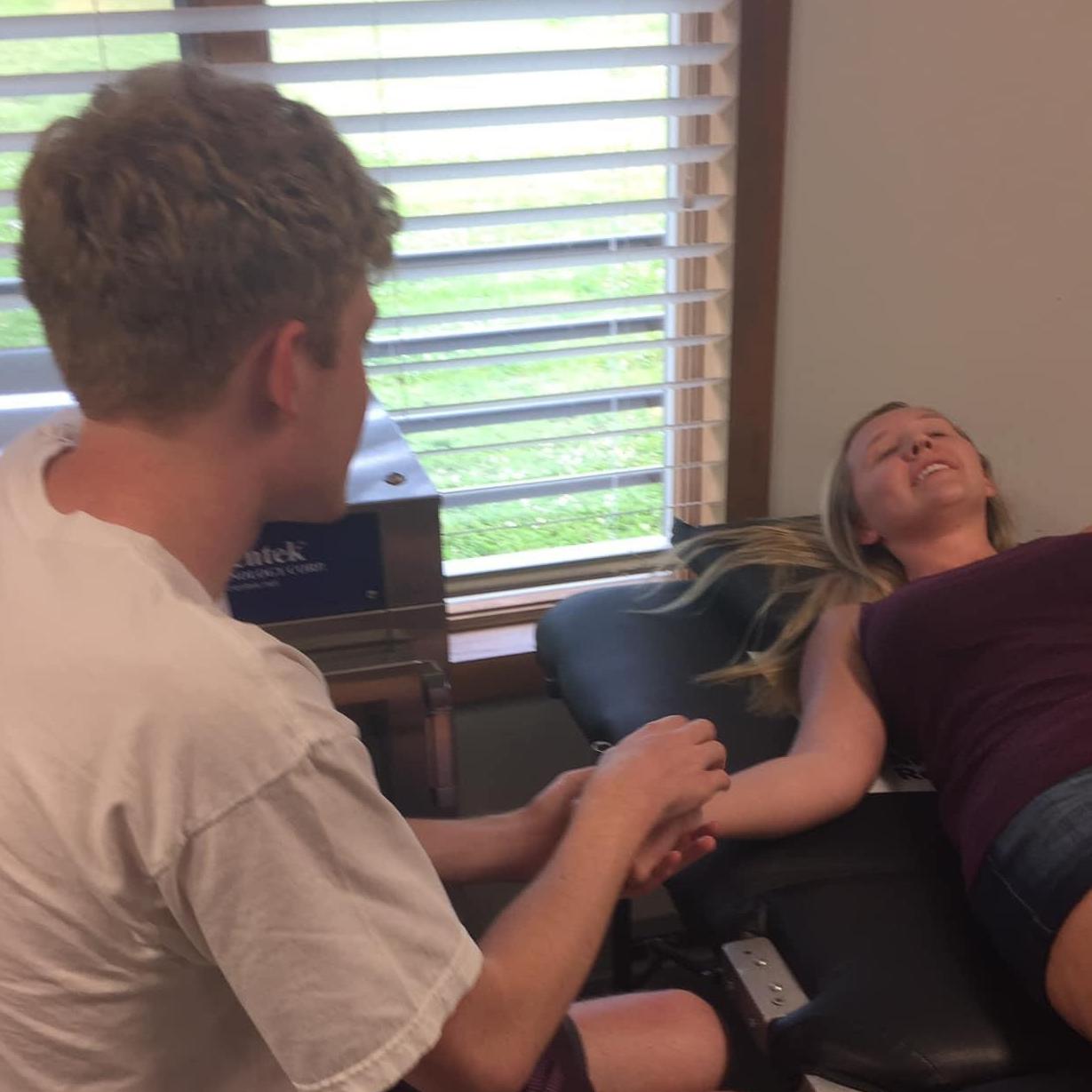 First time donating blood