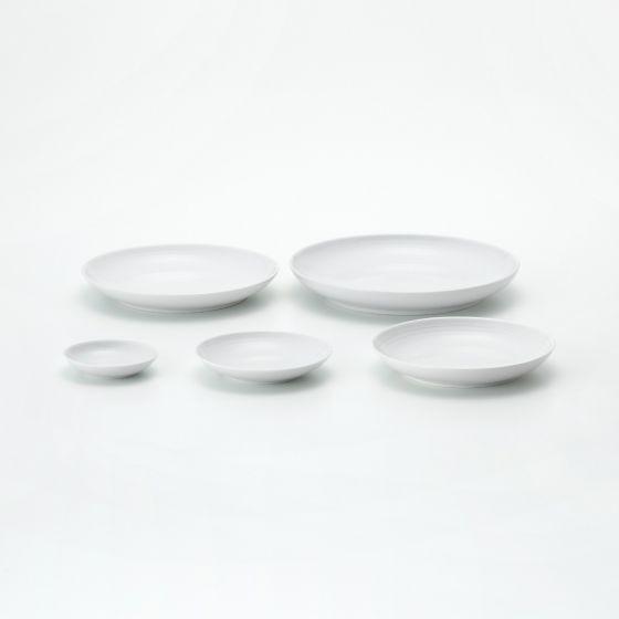 White Porcelain Dish Large Dia. 22x3cm