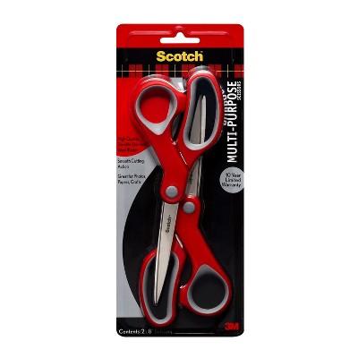 Scotch 2pk Multi-Purpose 8" Scissors