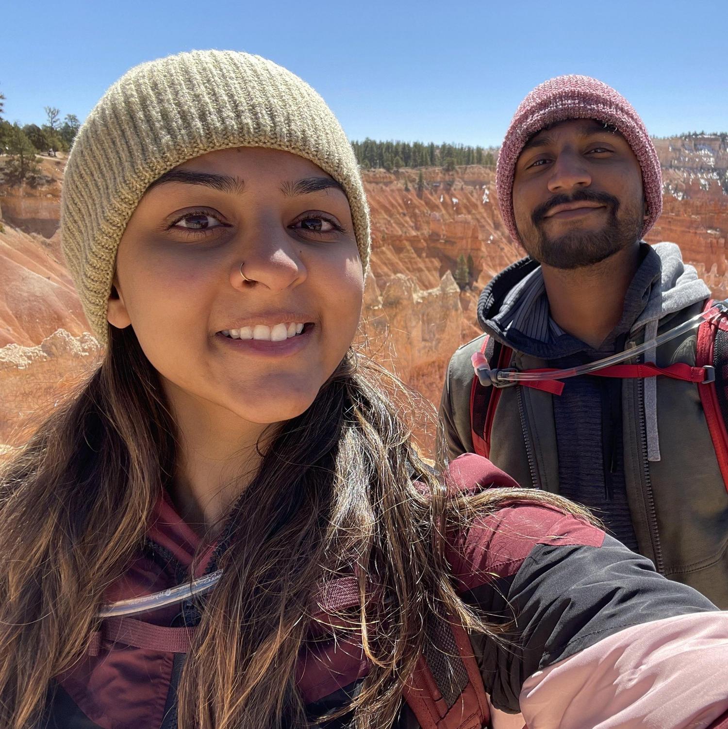 April 2021 | Hiking selfies at Bryce National Park
