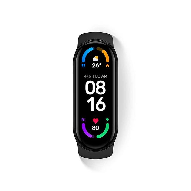 Xiaomi Mi Smart Band 6 40% Larger 1.56'' AMOLED Touch Screen, Sleep Breathing Tracking, 5ATM Water Resistant, 14 Days Battery Life, 30 Sports Mode, Fitness, Steps, Sleep, Heart Rate Monitor