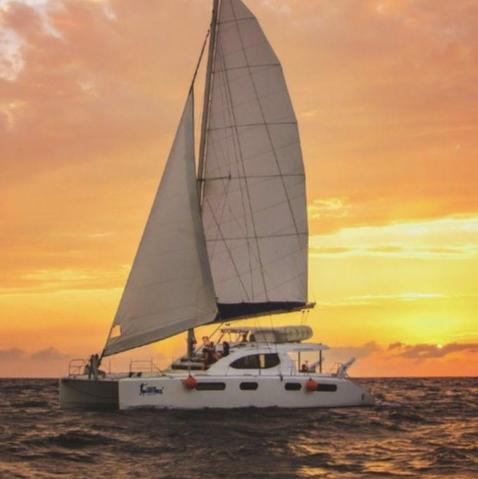 Sunset Sail on Honeymoon