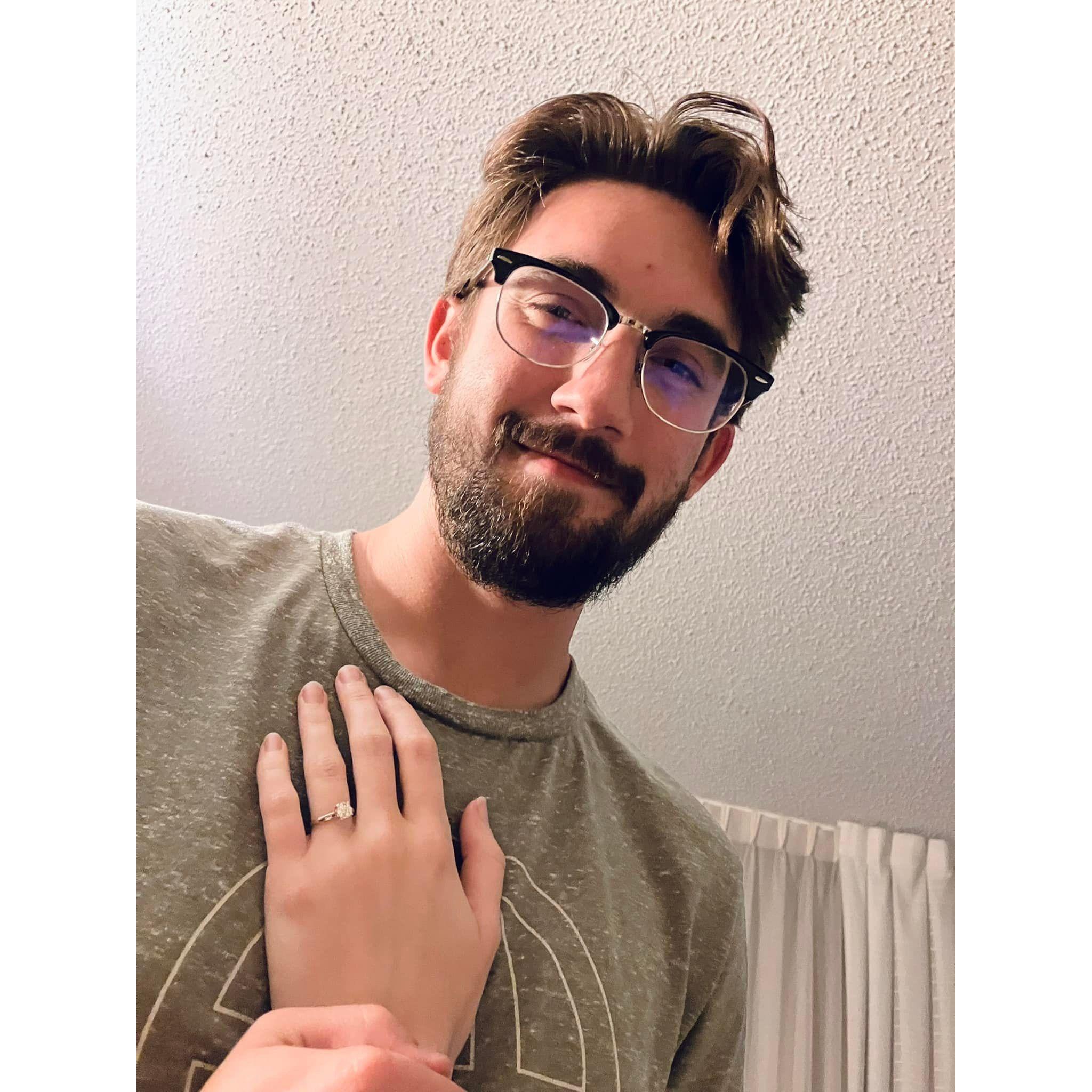 The night we got engaged :)