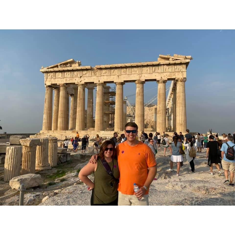 October 2019 - Athens, Greece....just days before he asked and I said "yes!"