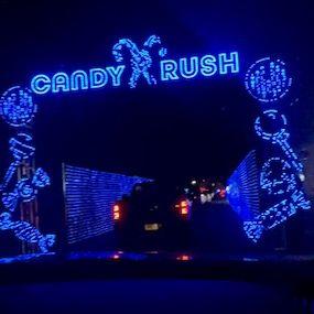 This is a picture of the light show that you drove through that we did after our commitment ceremony in Georgia.