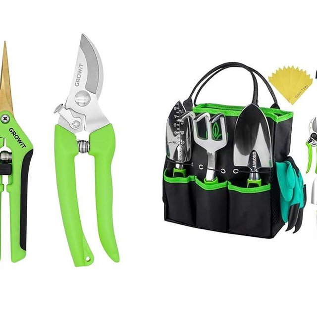 Craft911 Pruning Shears & Gardening Scissors Set with Garden tools set
