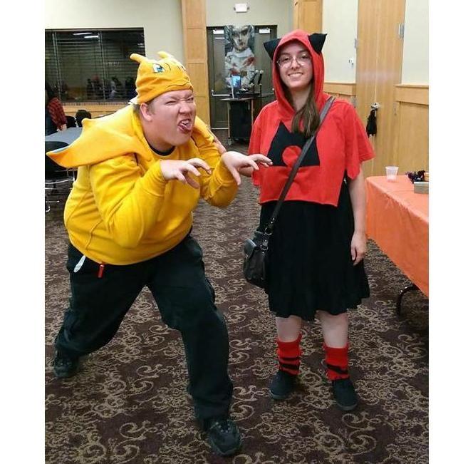 Our first Halloween couples costume at the Halloween Event at IU Southeast!