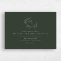 Green Wedding Invitation - Sequoia Landscape