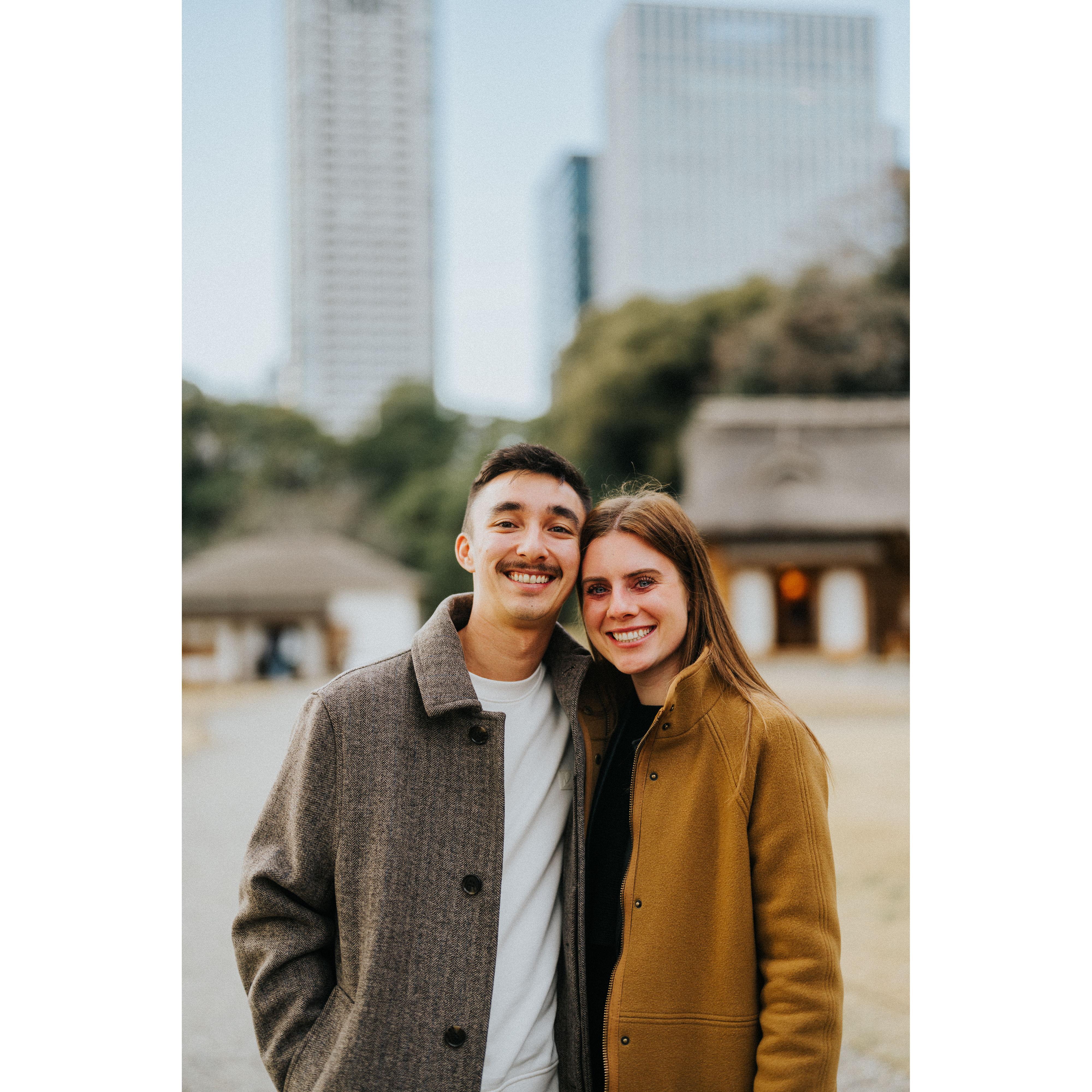 hamarikyu garden - BEFORE Kelly decides to get down on one knee