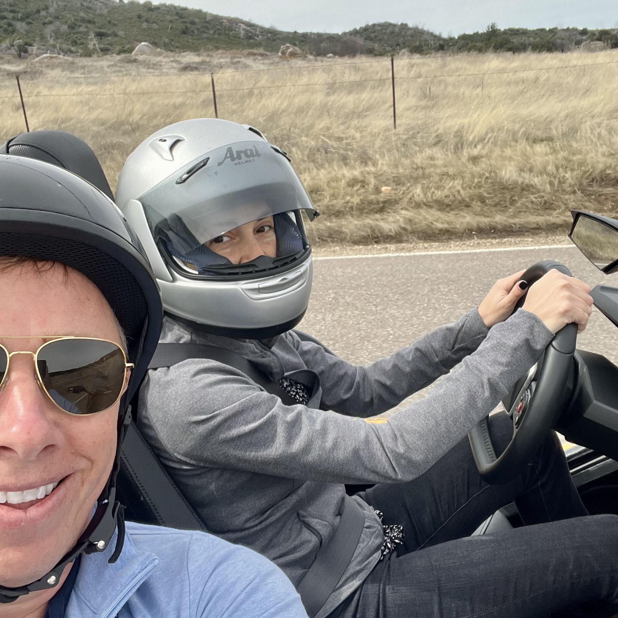One of our favorite travel memories driving a Slingshot through the scenic mountains of Southern California