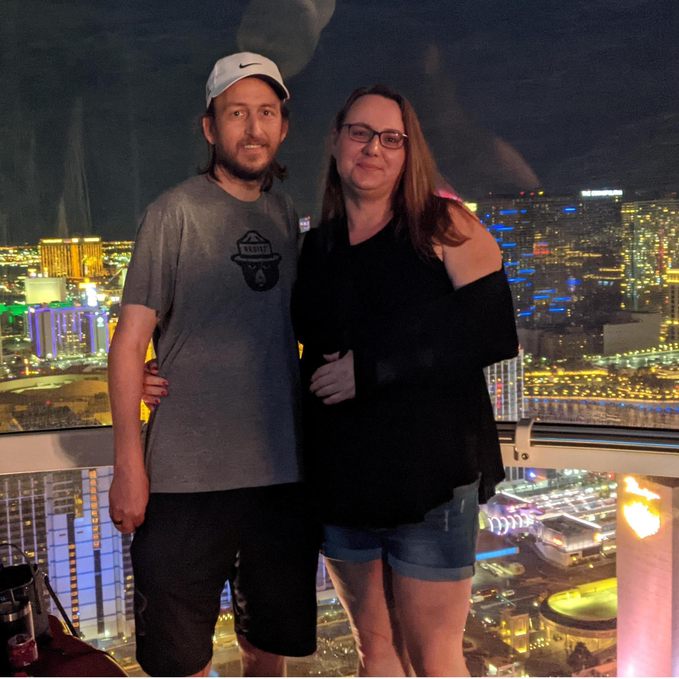 Us in Vegas on the High Roller
