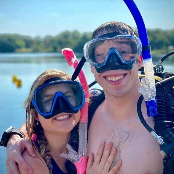 Learning to scuba dive in Terrell, TX