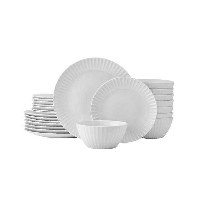 Pfaltzgraff Fluted Grace 24-Pc. Dinnerware Set, Service for 8