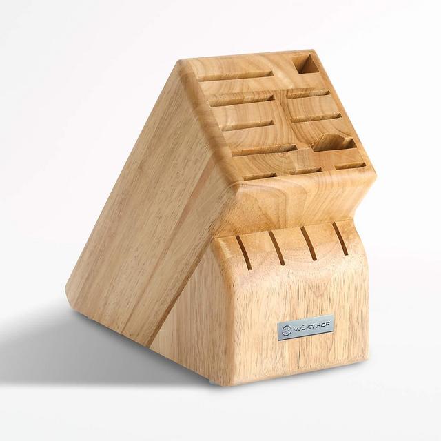 Wüsthof ® 15-Slot Natural Wood Knife Block
