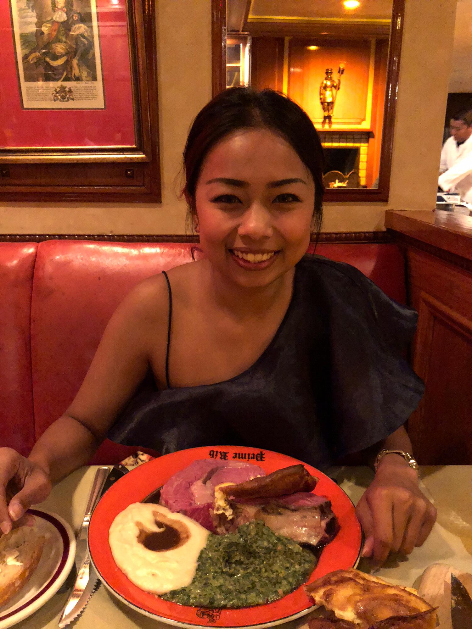 My birthday, we went to house of prime rib
even think about it, i'm drooling already