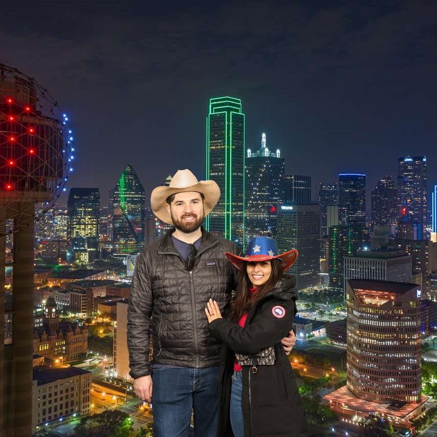 Texas nights and cowboy hats!