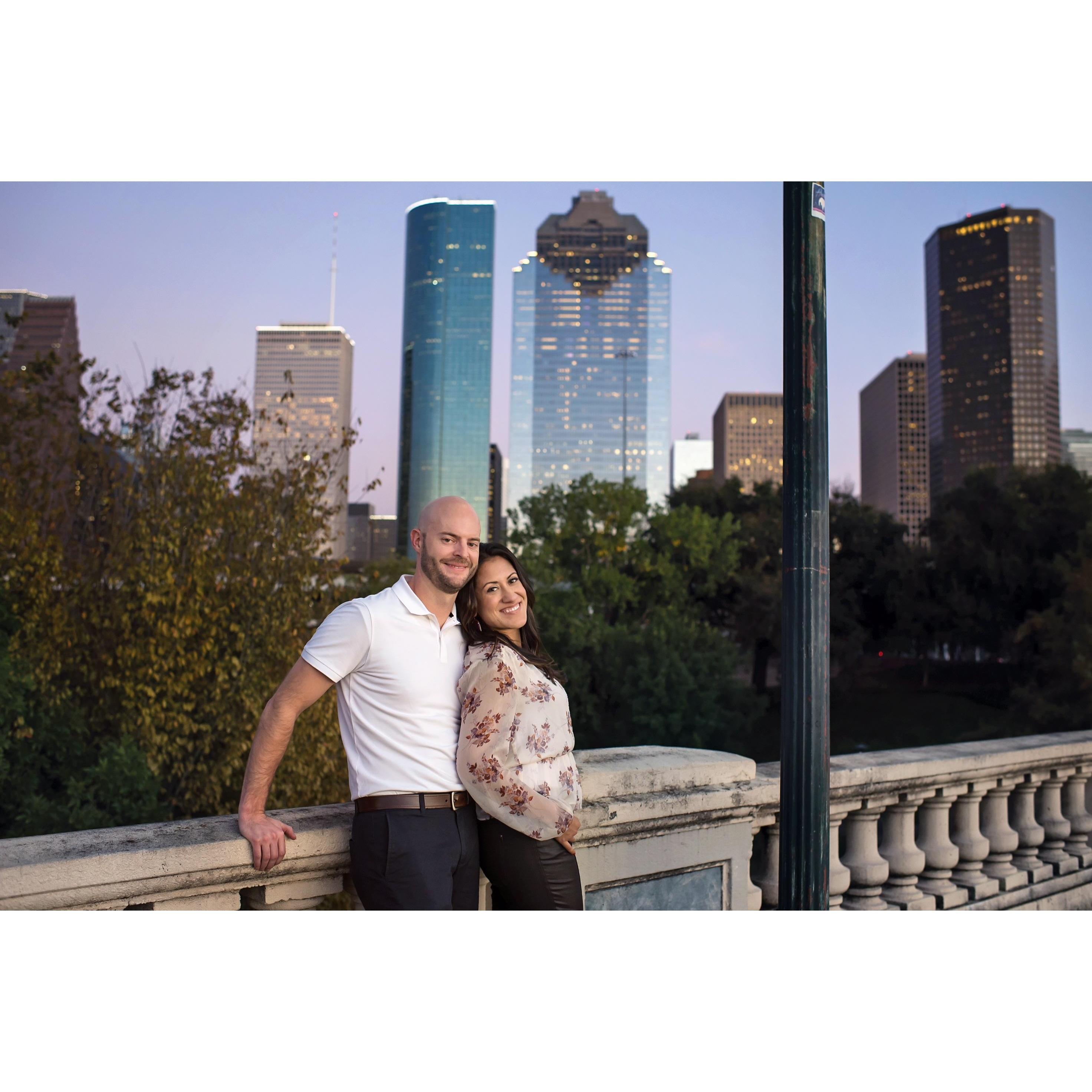 Engagement photo session.