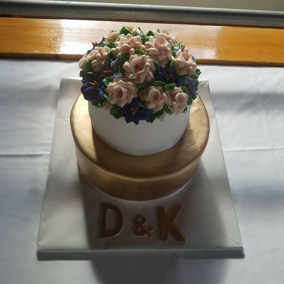 Cake from our Engagement Party 6/3/17