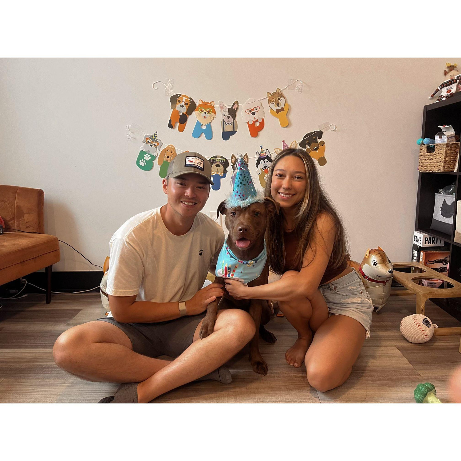 Tubby's first birthday! June 2024