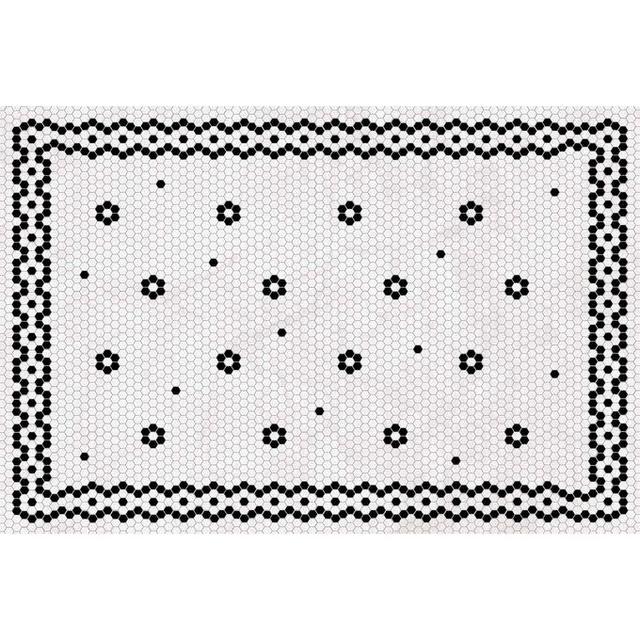 Penny Tile Vinyl Floor Mat