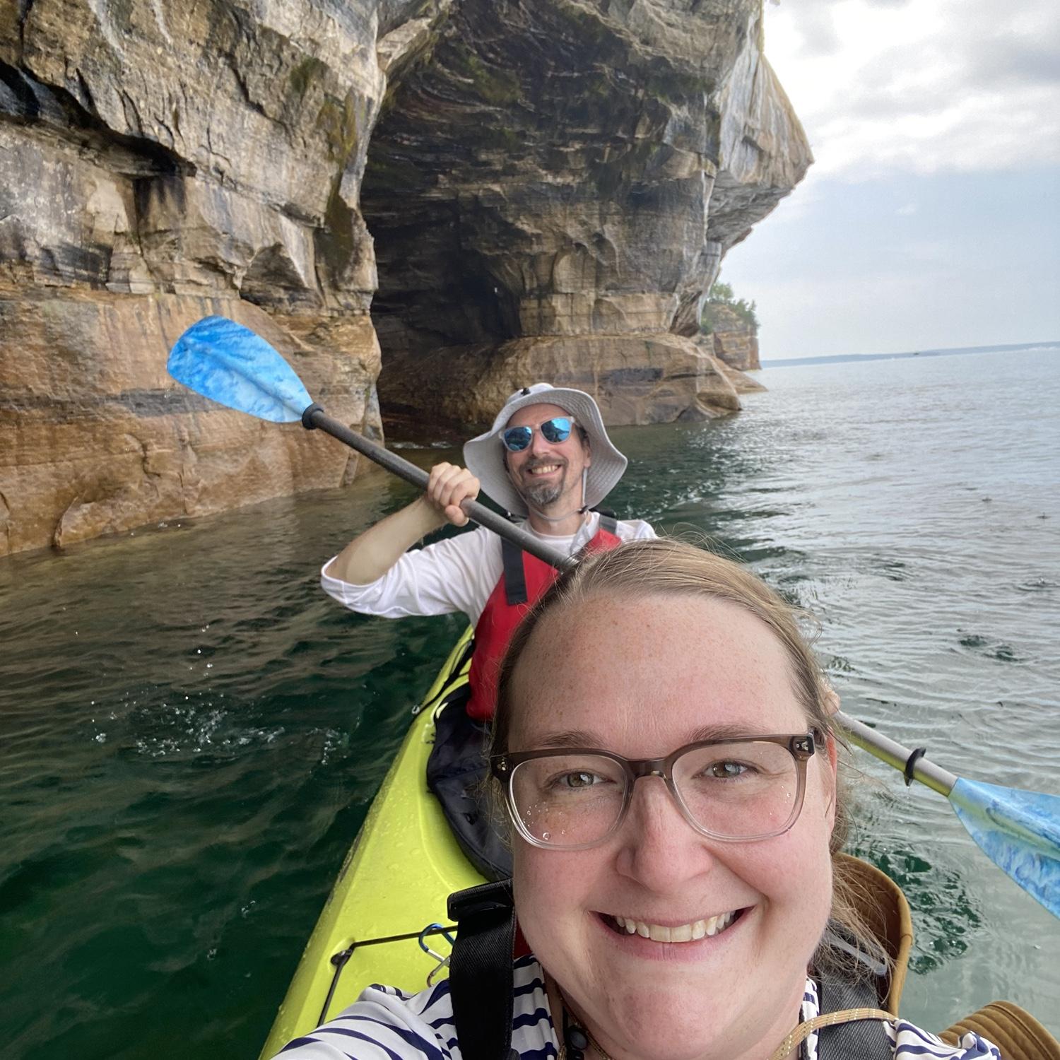 Kayaking Pictured Rocks National Lakeshore