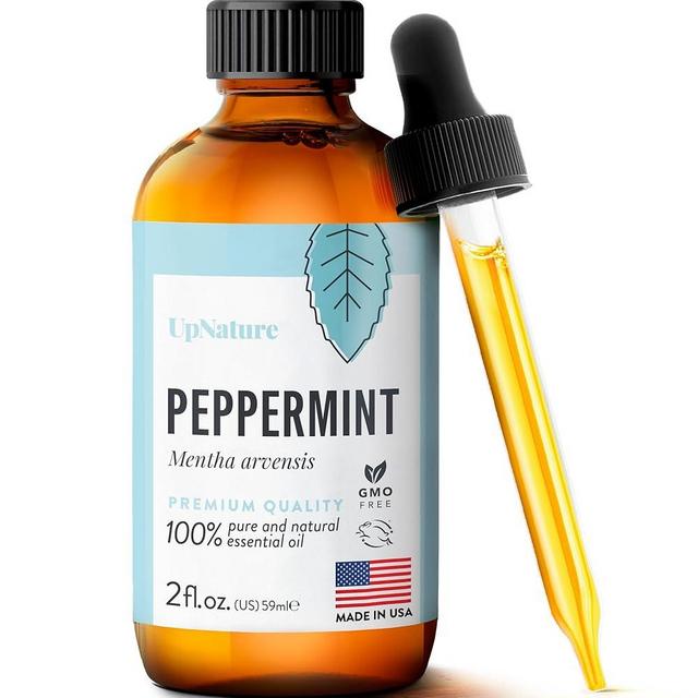 UpNature Peppermint Oil - 100% Pure Peppermint Essential Oil for Hair Diffuser & Skin, 2oz