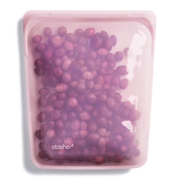 Reusable silicone half gallon bag