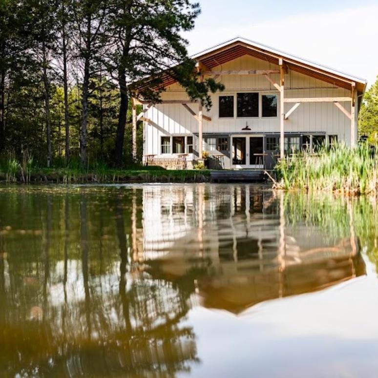 Forsythe Barn: Reception hall 
(From their Instagram @TheFarmOnMain)