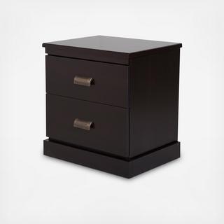 Gloria 2-Drawer Nightstand